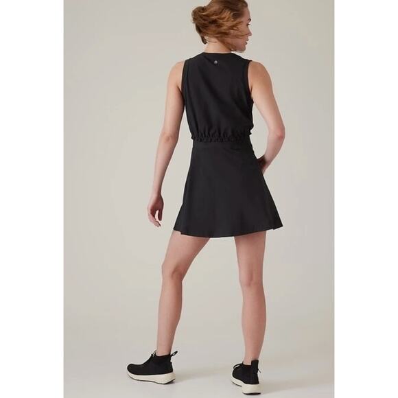 ATHLETA Venture Out Dress Atheltic Black Size 8 - Picture 2 of 6